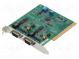 Karta sériového portu PCI  D-Sub 9pin x2  50bps÷921,6kbps
