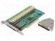 Karta izolovaných digitálnych vst./výst  D-Sub 62pin,zásuvka