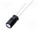 Kondenzátor  elektrolytický  THT  100uF  25VDC  Ø6,3x11mm  ±20%