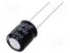 Kondenzátor  elektrolytický  THT  10uF  200VDC  Ø10x12,5mm  ±20%