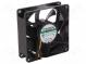 Ventilátor  DC  axiálny  12VDC  80x80x25mm  101,4m3/h  44,7dBA