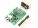 Ovládač servomechanizmov  USB-UART  Kanály  6  216x305mm  5÷16VDC