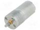Motor  DC  s prevodovkou  LP  6VDC  2,4A  Os  zárez D  120ot./min