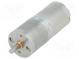 Motor  DC  s prevodovkou  LP  6VDC  2,4A  Os  zárez D  15ot./min