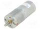 Motor  DC  s prevodovkou  LP  6VDC  2,4A  Os  zárez D  11ot./min