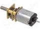 Motor  DC  s prevodovkou  HP  6VDC  1,6A  Os  zárez D  max.84mNm
