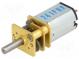 Motor  DC  s prevodovkou  Medium Power  6VDC  670mA  Os  zárez D