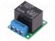 Modul  relé  Kanály  1  12VDC  max250VAC  10A  Uprep  max125VDC  GPIO