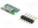 Modul  adaptér  USB B micro,kolíkový  USB Micro-B