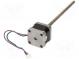 Motor  DC  krokový  2,8VDC  Os  skrutka  max.362mNm  1,68A