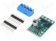 Ovládač motora DC  100kHz  PWM  17A  Uvst mot  6,5÷30V  Kanály  1