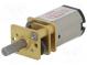 Motor  DC  s prevodovkou  HPCB 6V  6VDC  1,5A  Os  zárez D
