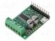 Ovládač krokového motora  I2C,PWM,RC,TTL,USB,analógový  4A