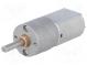 Motor  DC  s prevodovkou  POLOLU 20D  6VDC  3,2A  Os  zárez D