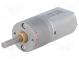 Motor  DC  s prevodovkou  POLOLU 20D  6VDC  3,2A  Os  zárez D