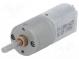 Motor  DC  s prevodovkou  12VDC  1,6A  Os  zárez D  57ot./min