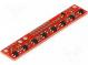 Senzor  vzdialenosti  difúzny  3,3÷5VDC  Kanály  8  75x12,7mm