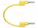 Merací kábel  60VDC  30VAC  15A  Dĺž  0,457m  žltá  B