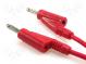 Merací kábel  60VDC  20A  banánová svorka 4 mm,z oboch strán