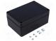 Kryt  univerzálny  X  85mm  Y  125mm  Z  56mm  BOXELEC  ABS  čierna