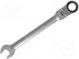 Kľúč  očkoplochý, s račňou, s kĺbom  14 mm | 193 mm
