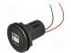 Automobilový napájací zdroj  USB A zásuvka x2  5A  5V/2x2,5A