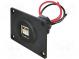 Automobilový napájací zdroj  USB A zásuvka x2  5A  5V/2x2,5A