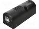 Automobilový napájací zdroj  USB A zásuvka x2  5A  5V/2x2,5A