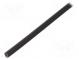 Ochrany hrán  PVC  L 75m  čierna  -65÷105°C  pružné  UL94HB