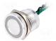 Prepínač  piezoelektrický  pol  2  SPST-NO  0,2A/24VAC  0,2A/24VDC