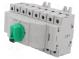 F&F PSR-463 Prepínač sieť-agregát  Póly  4  415VAC  63A  IP20  Stab.pol  3