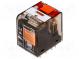 Relé  elektromagnetické  DPDT  Ucievky 230VAC  12A/250VAC  Rad  PT