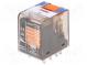 Relé  elektromagnetické  4PDT  Ucievky 48VDC  6A/250VAC  6A/30VDC