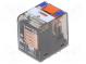 Relé  elektromagnetické  4PDT  Ucievky 48VDC  6A/250VAC  6A/30VDC