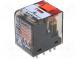 Relé  elektromagnetické  4PDT  Ucievky 230VAC  6A/250VAC  Rad  PT