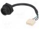 Zásuvka  USB B mini  Zásuvka USB mini B,konektor 5pin  PIN  5