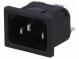 Konektor  napájacie AC  zásuvka  vidlica  10A  250VAC  IEC 60320