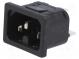 Konektor  napájacie AC  zásuvka  vidlica  10A  250VAC  IEC 60320