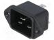Konektor  napájacie AC  zásuvka  vidlica  16A  250VAC  IEC 60320