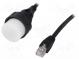 Patch cord  3m  Buccaneer Ethernet  PIN  8  pozlátený  1,5A  IP68