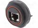 Zásuvka  RJ45  Buccaneer Ethernet  PIN  8  pozlátený  1,5A  IP68