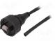 Patch cord  3m  Buccaneer Ethernet  PIN  8  pozlátený  1,5A  IP68