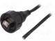 Patch cord  5m  Buccaneer Ethernet  PIN  8  pozlátený  1,5A  IP68