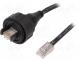 Patch cord  2m  Buccaneer Ethernet  PIN  8  pozlátený  1,5A  IP68