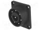 Konektor  okrúhle  THT  vidlica  6A  250VAC  -20÷70°C  PIN  8