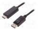 Kábel  DisplayPort 1.1  DisplayPort vidlica,HDMI vidlica  2m