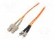 Optický kábel patchcord  OM2  SC/UPC,ST/UPC  5m  LSZH  oranžová