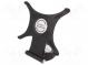 Tablet holder  black  Mounting  free-standing handle