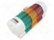 Signalizátor  signalizačný stĺpik  LED  24VDC  IP54  QWT  Mat  ABS