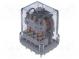 Relé  elektromagnetické  4PDT  Ucievky 24VAC  10A/250VAC  20A